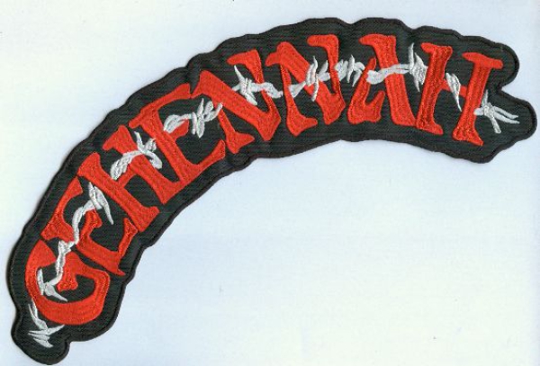 Gehennah - Logo Rückenaufnäher