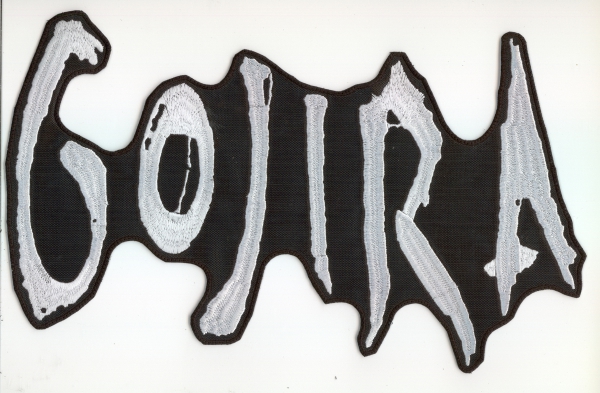 Gojira - White Logo Backpatch