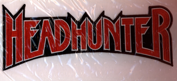 Headhunter - Rot Weisses Logo Rückenaufnäher