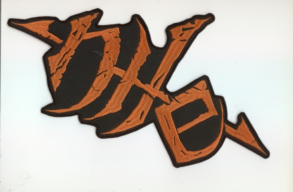 Nile - Orange Logo Backpatch