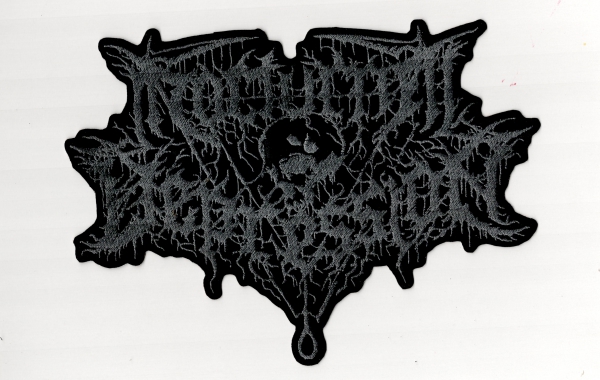 Nocturnal Depression - Graues Neues Logo Rückenaufnäher