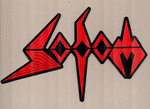 Sodom - Red Logo Backpatch