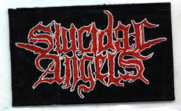 Suicidal Angels - Red White Logo Patch