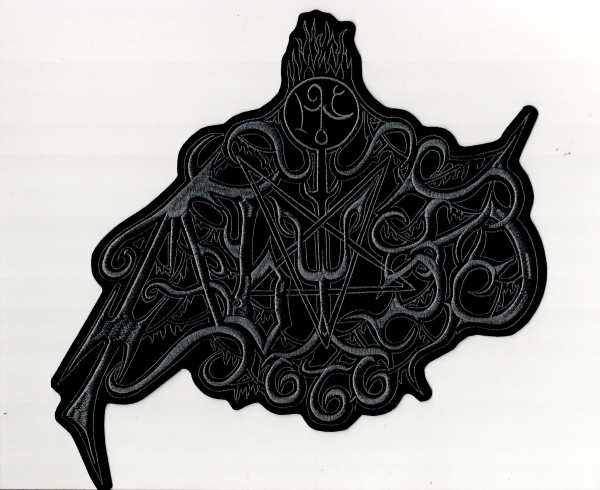 The Abyss - Graues Logo Rückenaufnäher