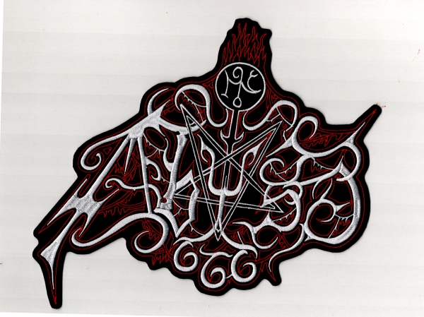 The Abyss - Rot Weiss Rotes Logo Rückenaufnäher