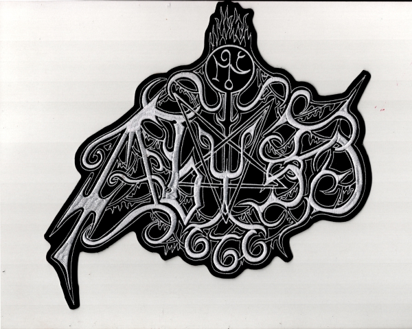 The Abyss - Weisses Logo Rückenaufnäher