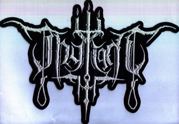 Thy Light - Weisses Logo Rückenaufnäher