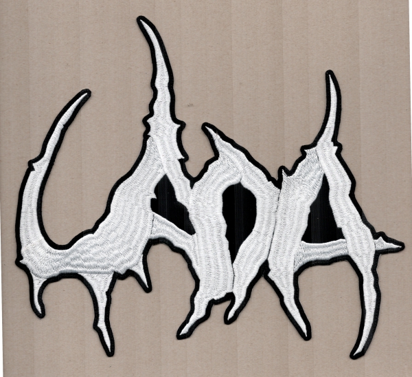 Uada - White Logo Backpatch