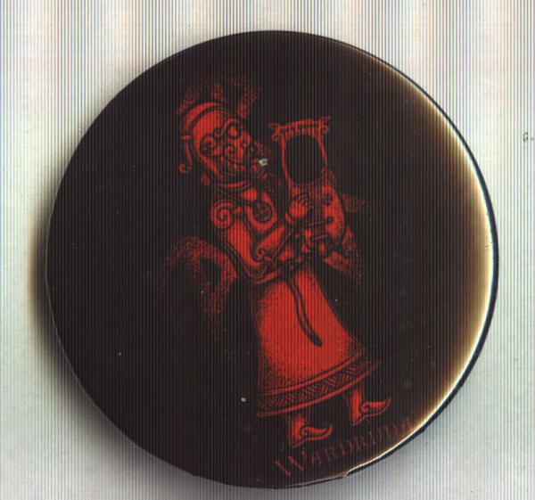 Wardruna - Skald Red Button 59 mm