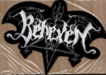 Behexen - Grey White Logo Backpatch