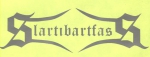 Slartibartfass - Silber Logo Aufkleber